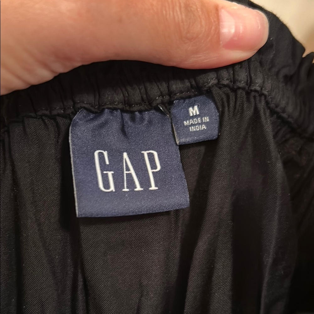 GAP Black Ruffled Mini Dress - Picture 3 of 4